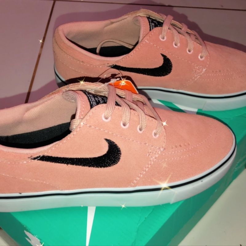 Janoski rosa hot sale feminino