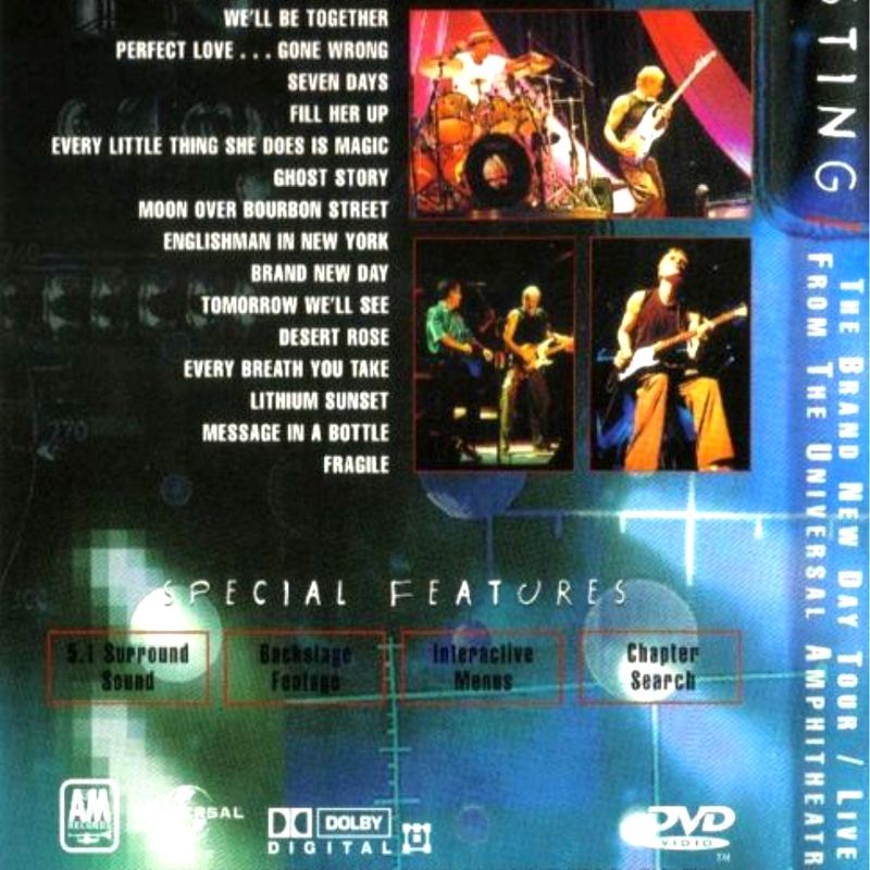 Sting The Brand New Day Tour - Live Universal Amphitheatre