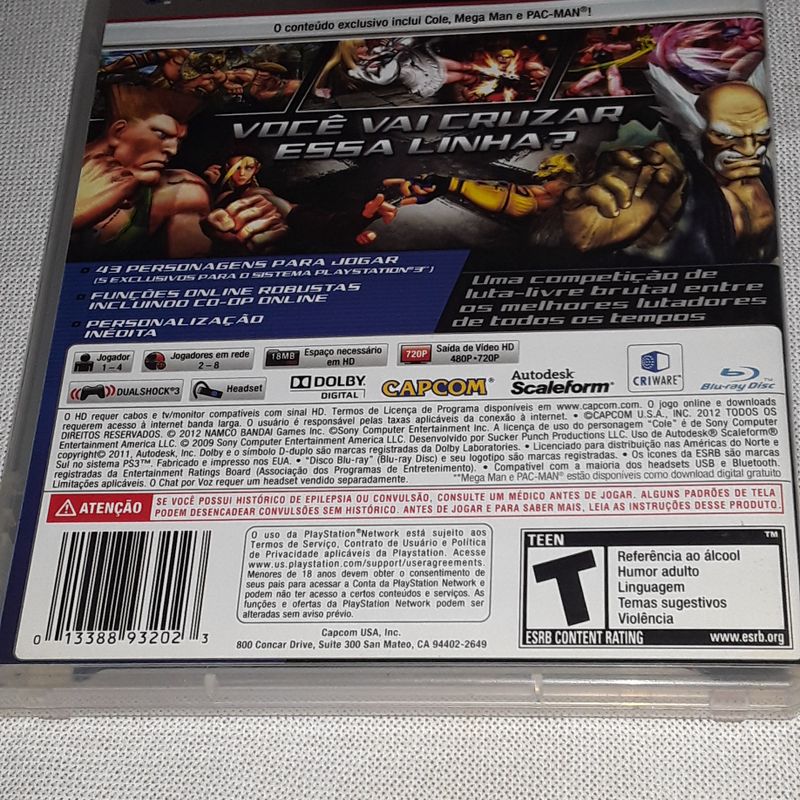 Street Fighter X Tekken - Personagens Exclusivos no PS3 e PROMOCAO