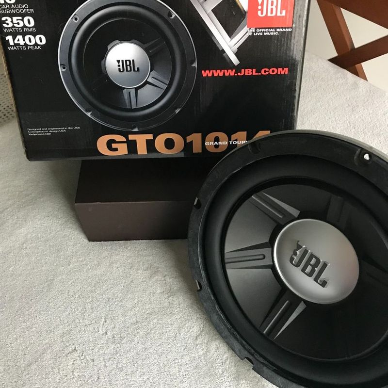 Subwoofer Jbl Modelo Gto1014 Grand Touring Series Carro Jbl