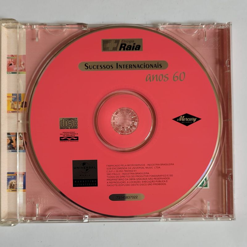 Sucessos Internacionais - Anos 60 - Cd | Cd Usado 101138441