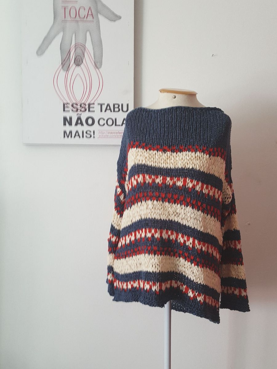 Suéter Listrado Zara Casaco Feminino Zara Usado 34542978 enjoei