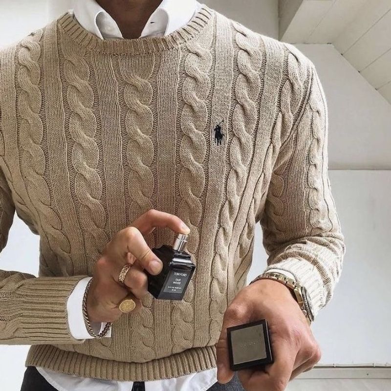 Sueter Ralph Lauren Nude | Casaco Masculino Ralph Lauren Nunca