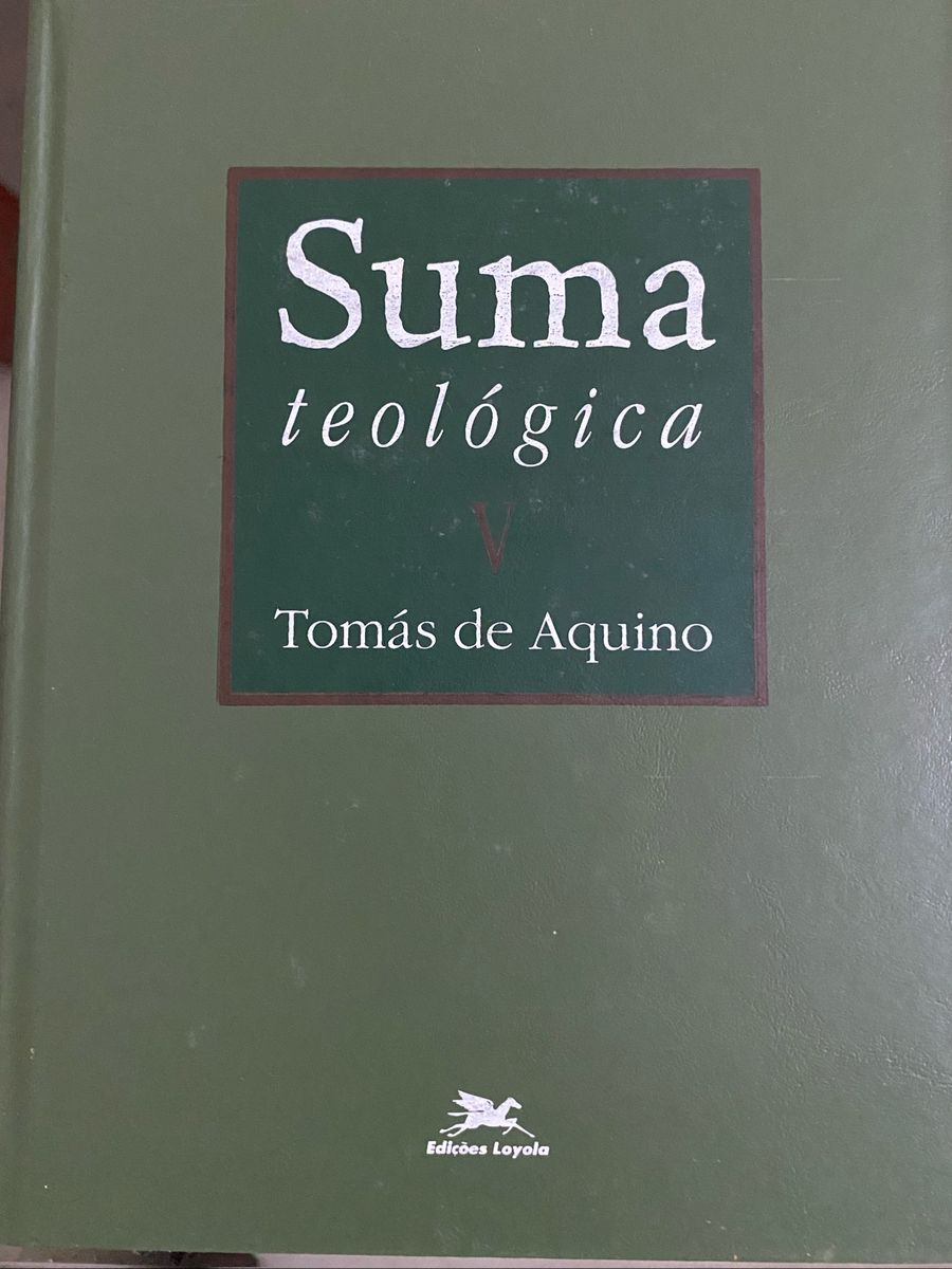 Suma Teológica - Tomás De Aquino | Livro Edições Loyola Nunca Usado ...