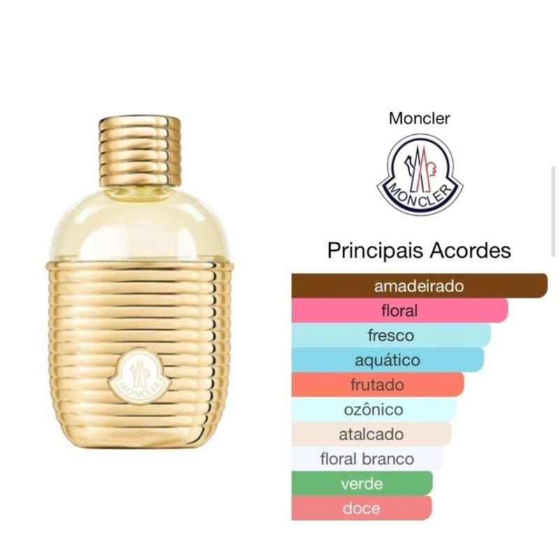 新品　Moncler Sunrise Pour Femme 60ml Perfume Sunrise Pour Femme Moncler Feminino 60ml | Beleza na Web