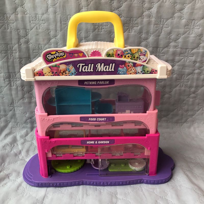 Super Cenário Shopkins Shopping 18 Shopkins Carro Sacolas