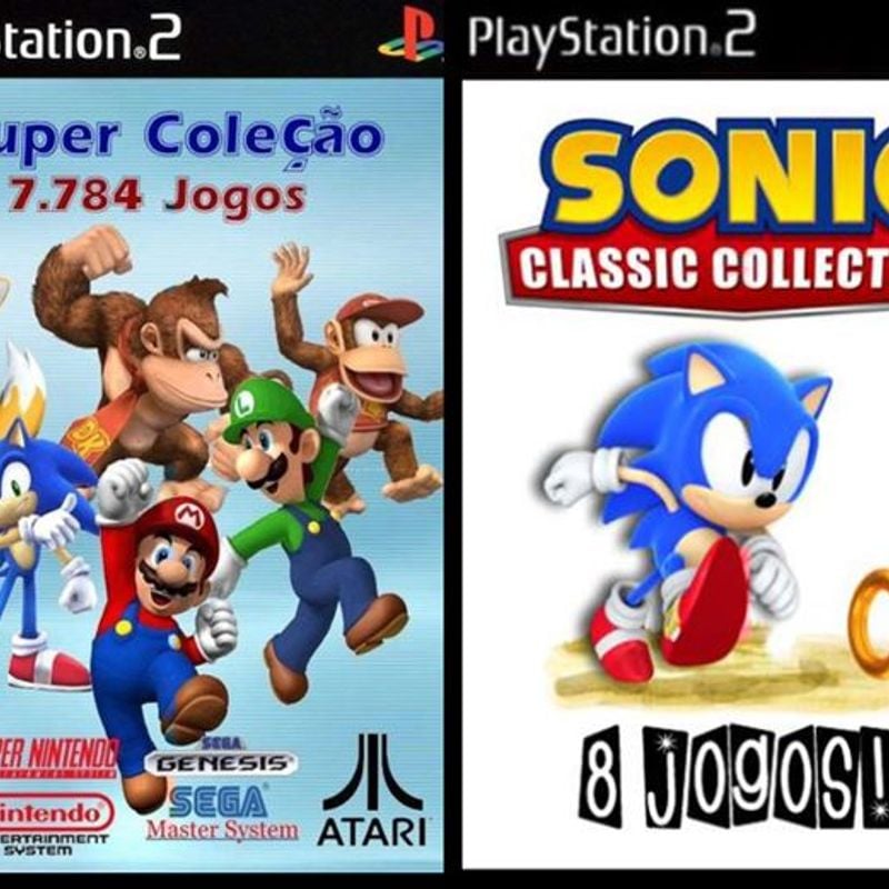 Sonic - Ps2 Coleção - 6 Jogos