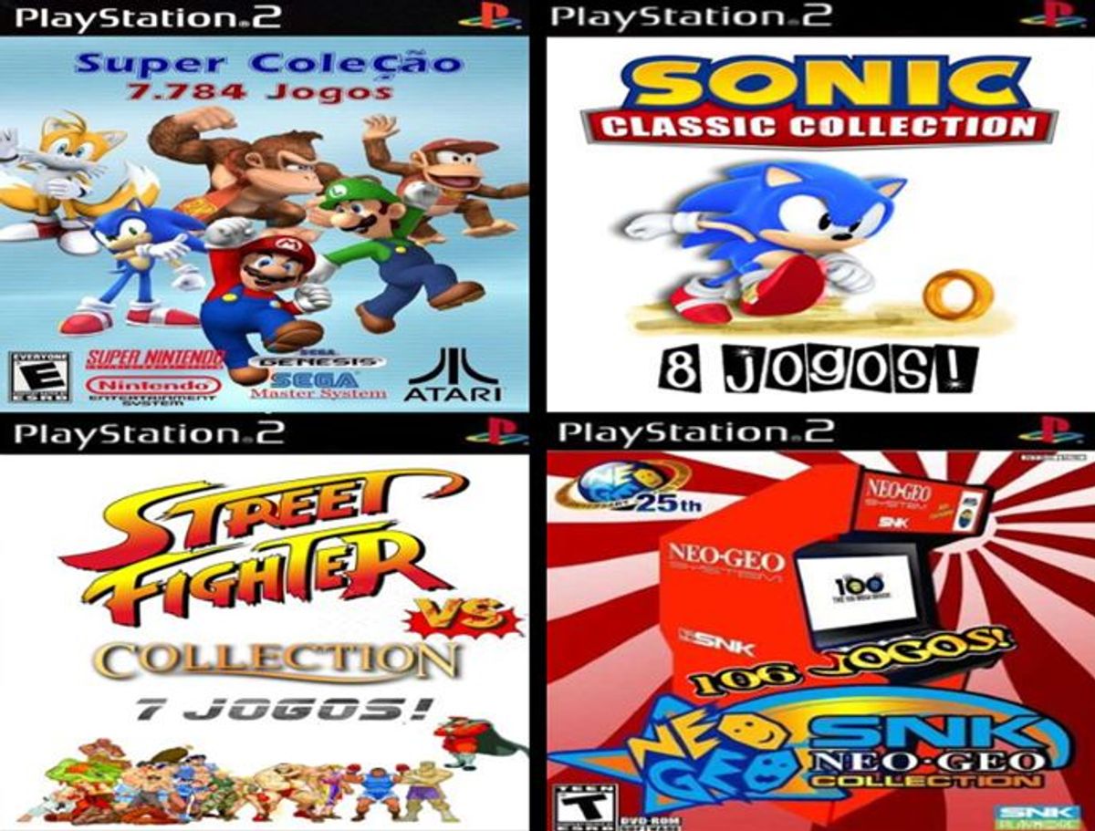 Super Coleção Ps2 7.784 Jogos  Jogo de Videogame Playstation 2