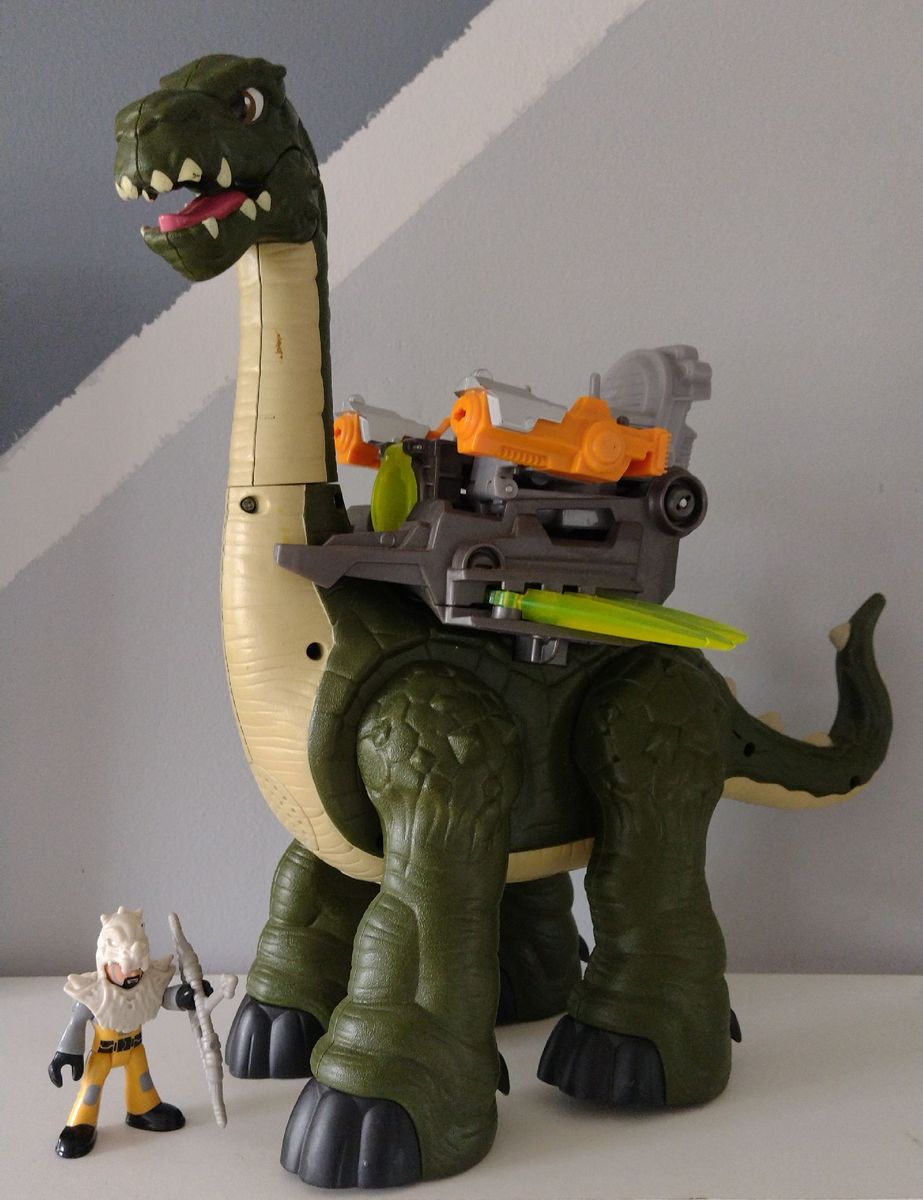 Super Dinossauro Imaginext Fisher Price Imaginex Mattel | Brinquedo ...