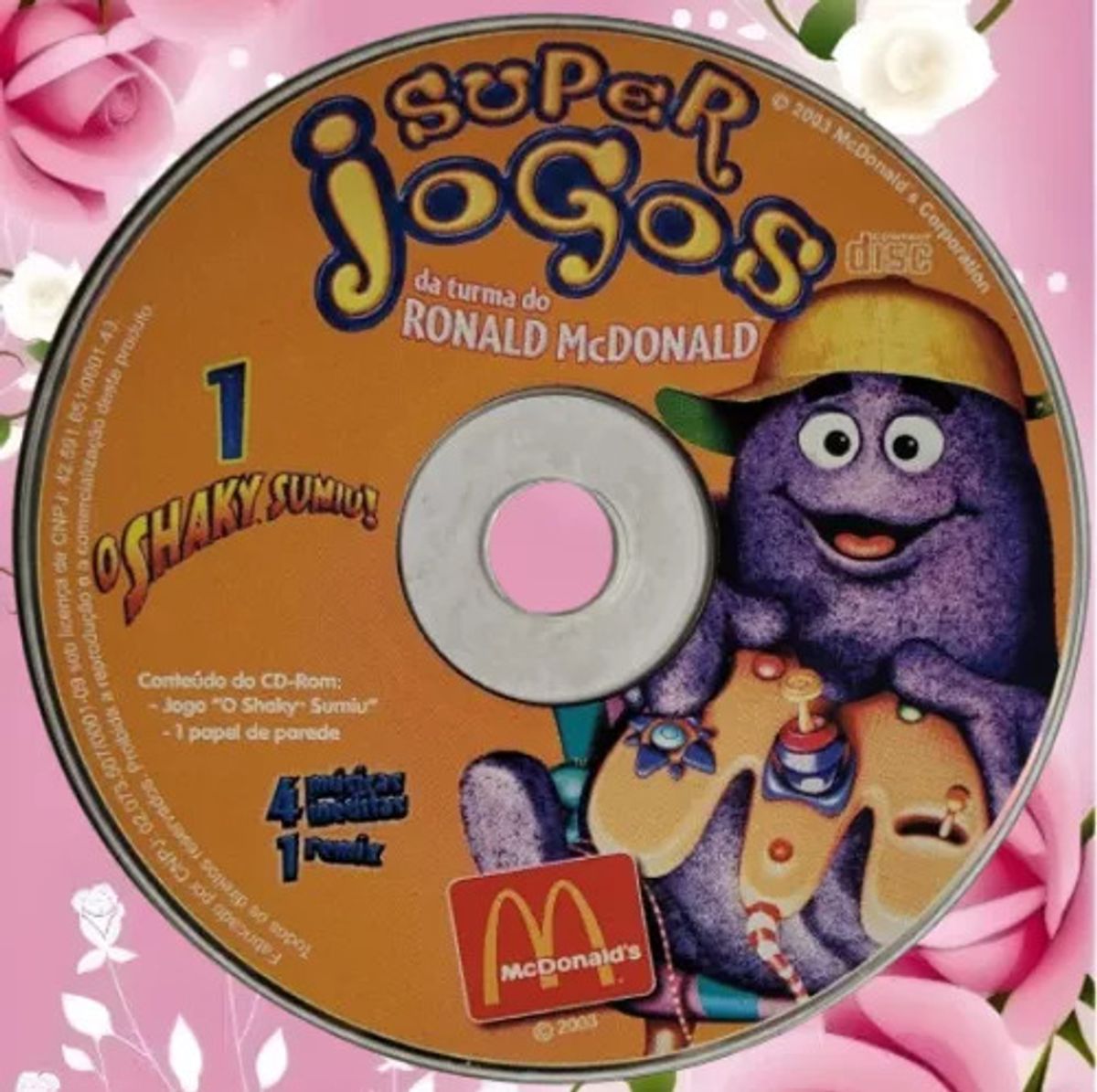 Super Jogos 1 - Mc Donald's - Pc | Jogo de Videogame Cd Rom Usado ...