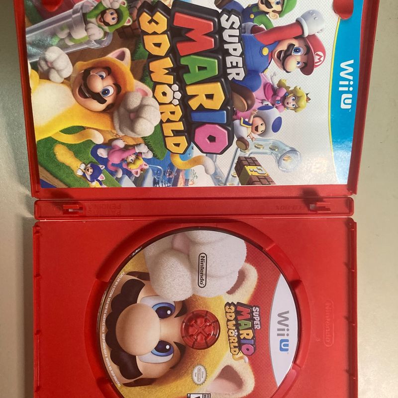 Jogo Lacrado Bluray Novo Super Mario 3d World Nintendo Wii U