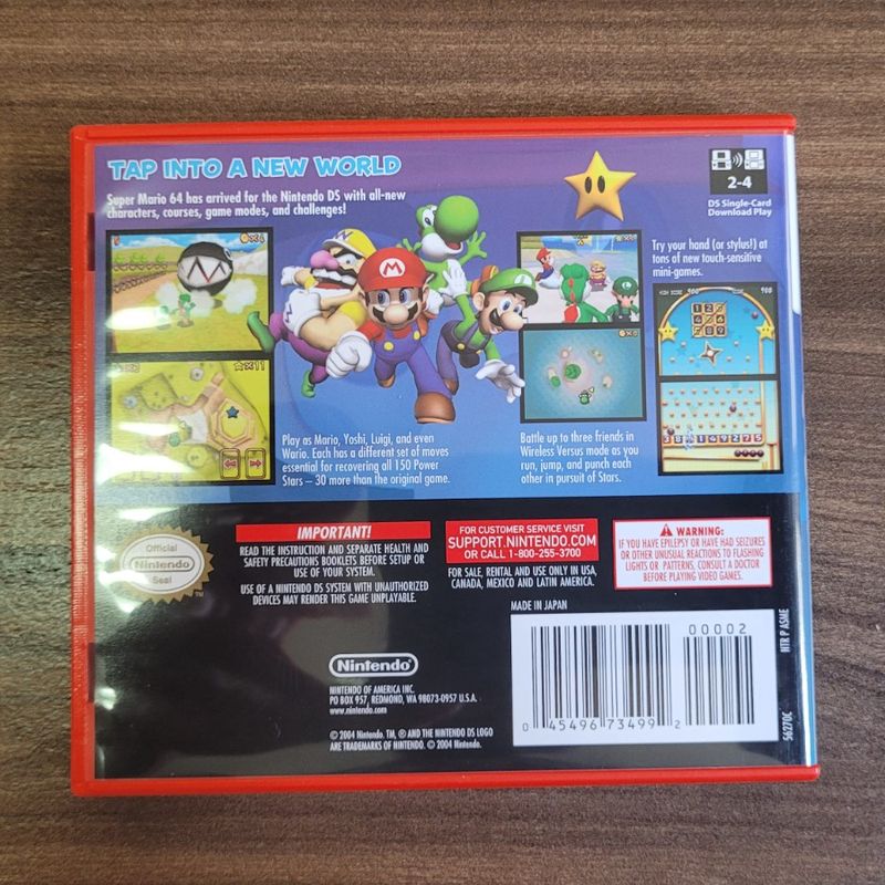 Super Mario 64 Ds, Jogo de Videogame Nintendo Usado 89514898