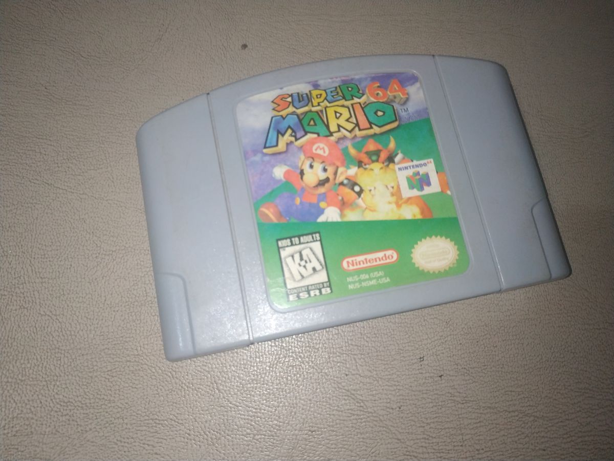 Super Mario 64 Original Nintendo 64 Jogo De Videogame Nintendo Usado