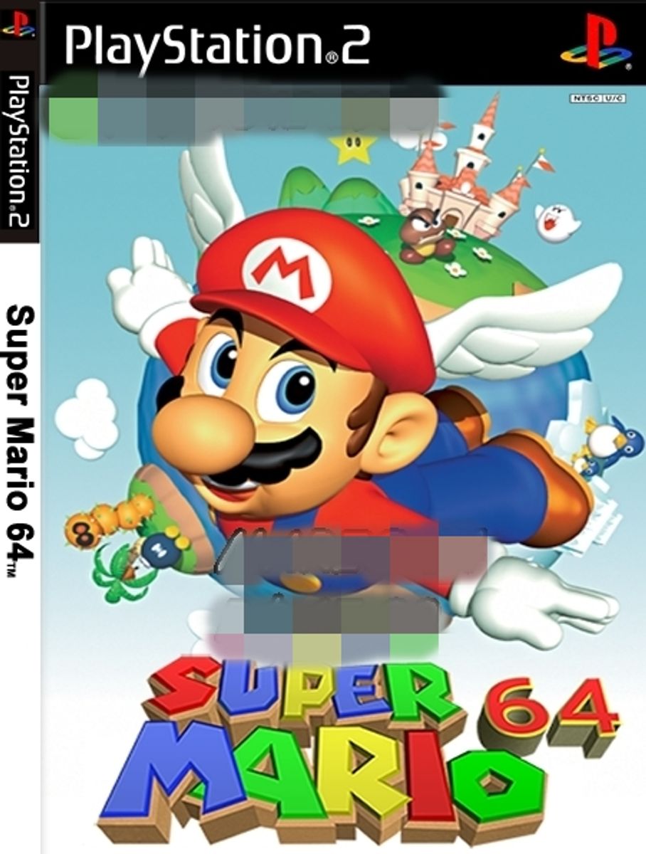 Super mario 64 Jogo ps2 midia fisica