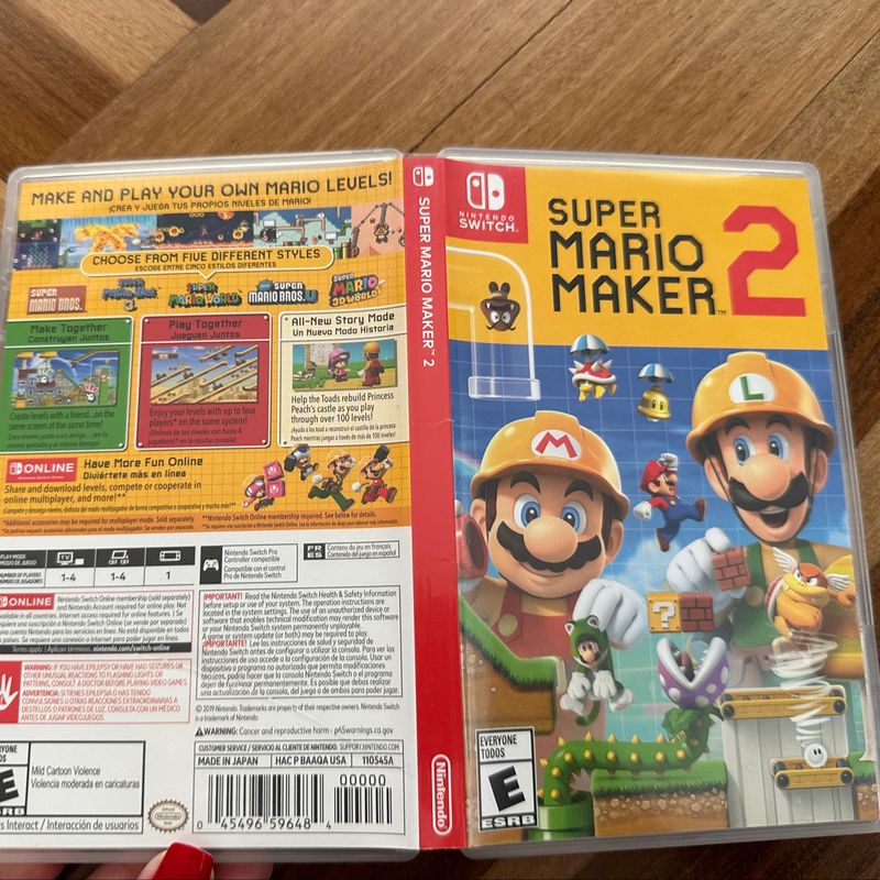 Jogo Midia Fisica Super Mario Maker