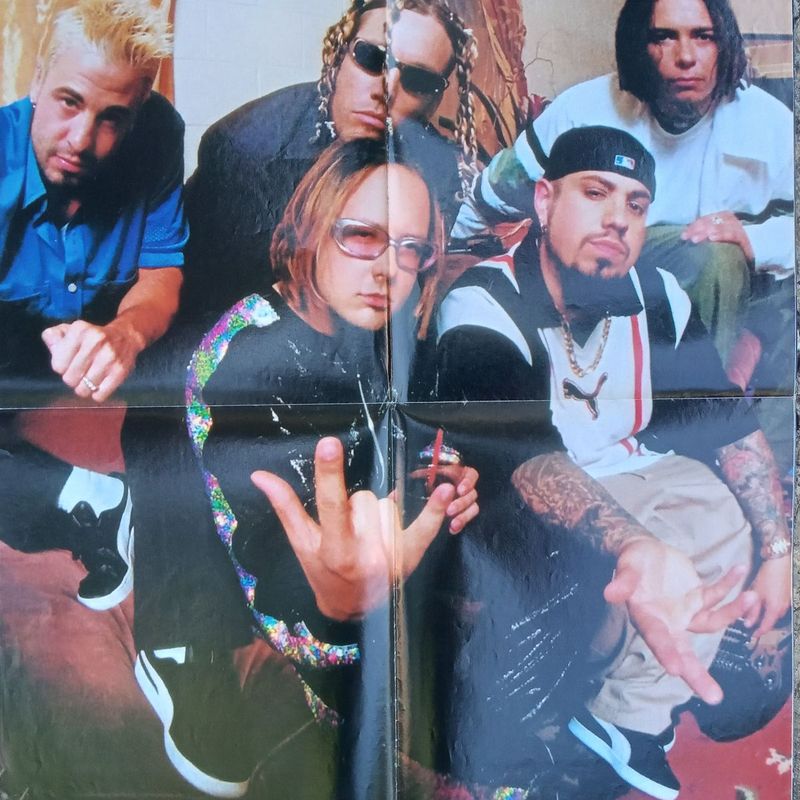Super Poster Rock Korn Vintage Anos 2000 Raríssimo Coleção Metal