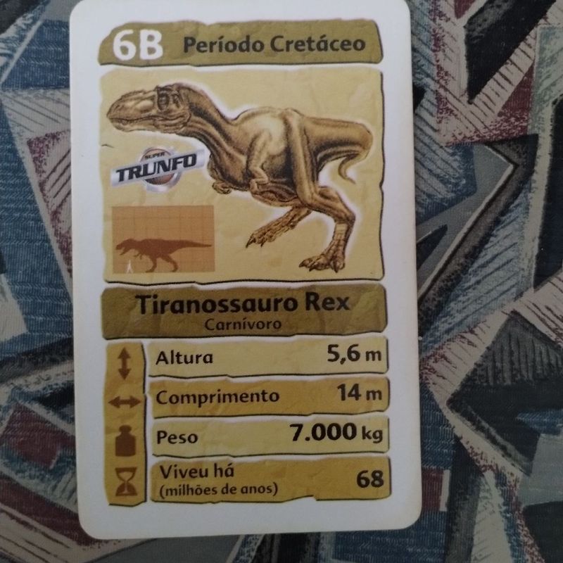 super trunfo dinossauros