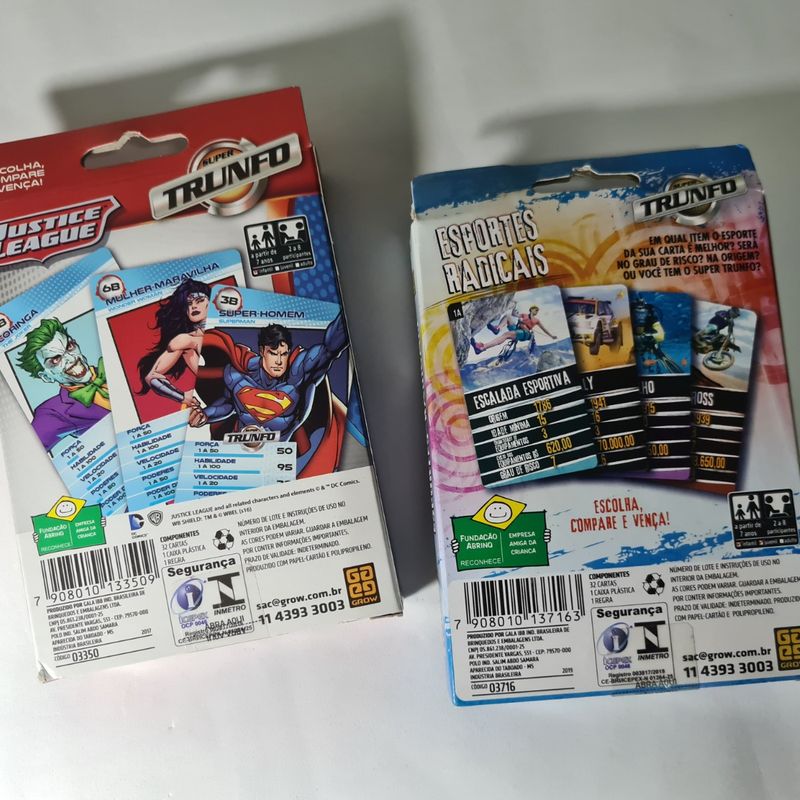 Super Trunfo Battle Cards by Grow