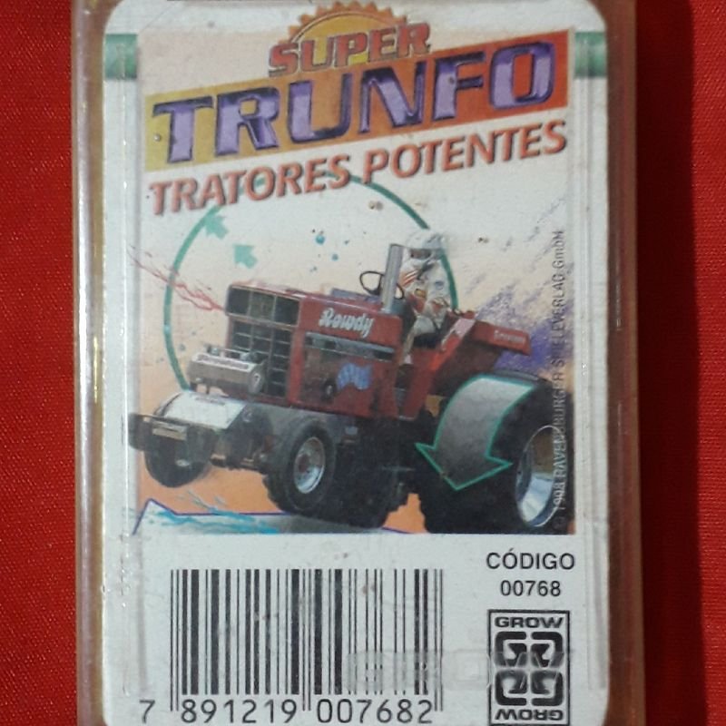 Jogo Super Trunfo Mega Tratores Antigo