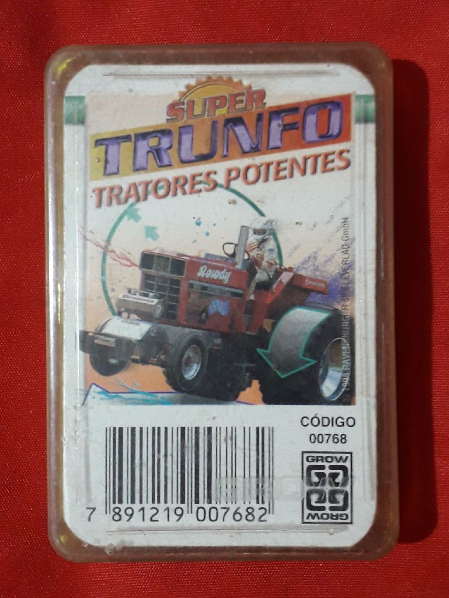 Jogo Super Trunfo Tratores Potentes - Grow - Década 90, Brinquedo Grow  Usado 87673192