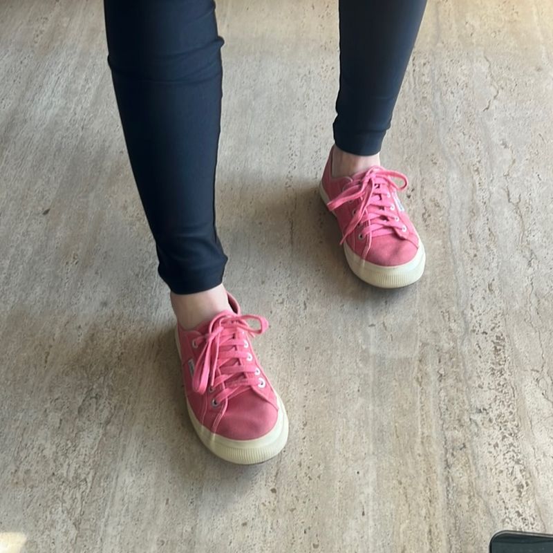 Superga Rosa Novinho Pouco Usado T nis Feminino Superga Usado