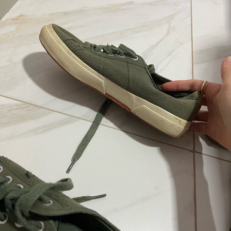Superga Verde Musgo 37 Superga Usado 101211873 enjoei