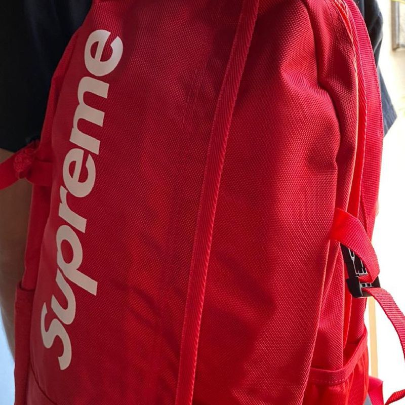 Supreme Backpack (Ss20) Dark Red | Bolsa Masculina Supreme Nunca