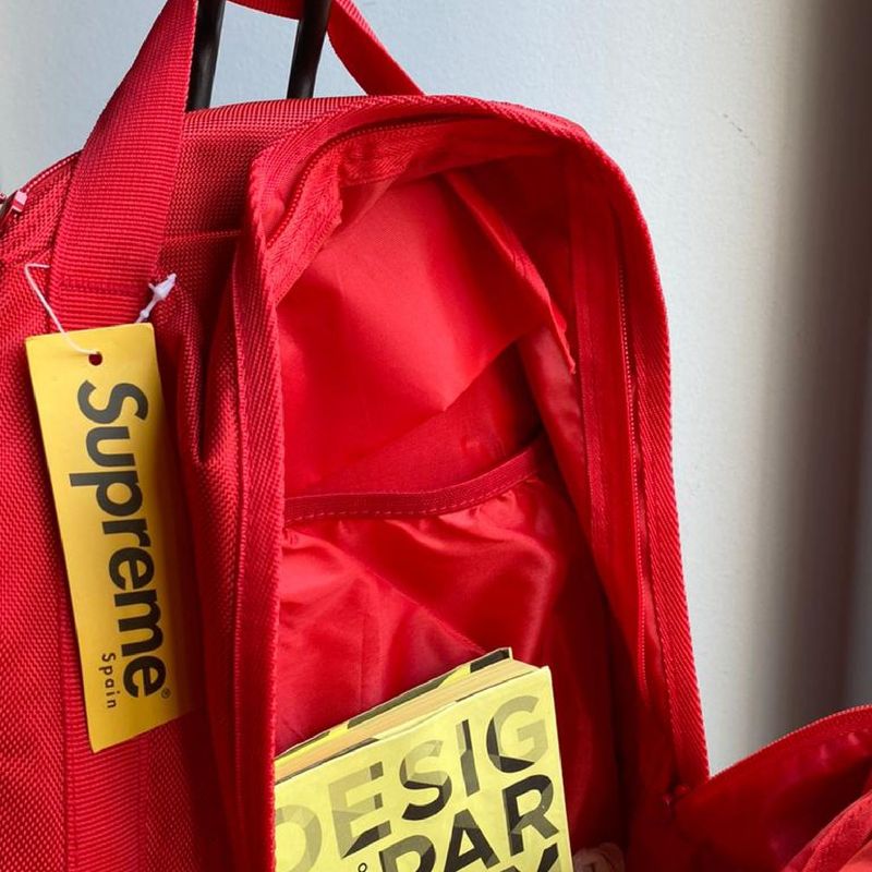 Supreme Backpack (Ss20) Dark Red | Bolsa Masculina Supreme Nunca