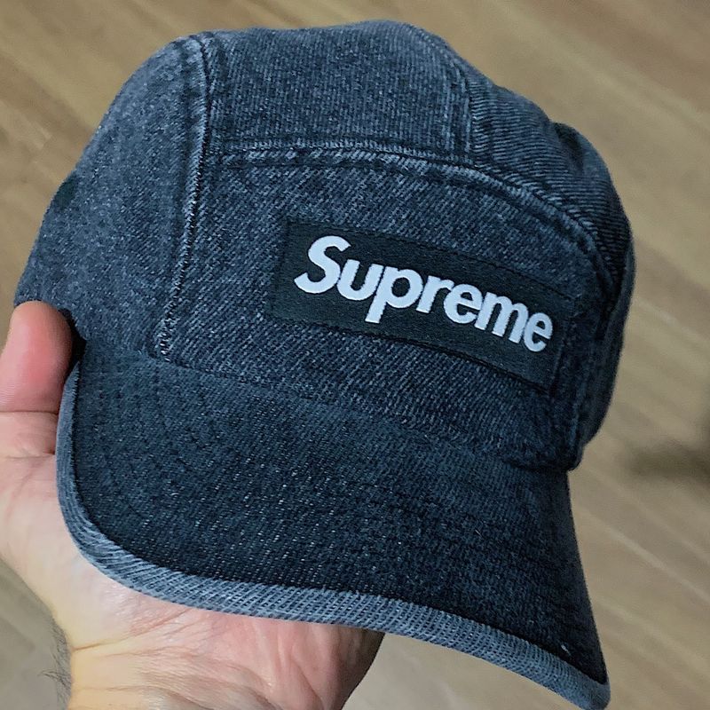 Supreme Denim Camp Cap Black Session 2018 | Supreme Nunca Usado