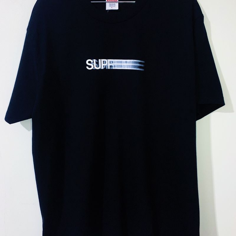90s supreme motion logo Tシャツ Supreme Motion Logo Tee Black | Camiseta Masculina Supreme Nunca
