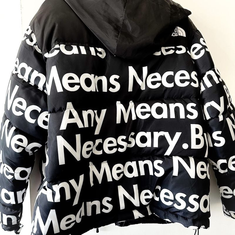 Supreme The North Face By Any Means Nuptse Jacket Black | The