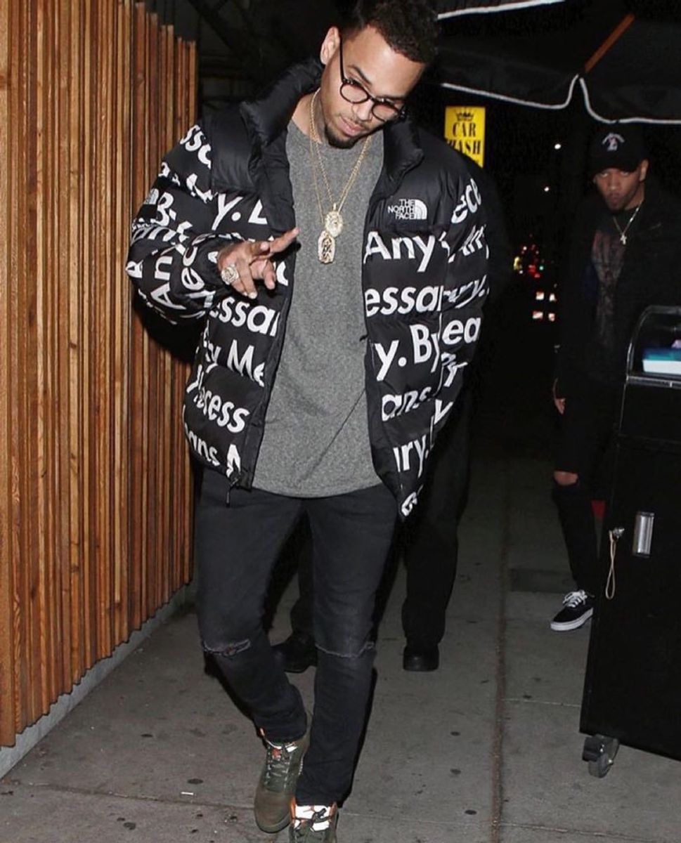 Supreme The North Face By Any Means Nuptse Jacket Black | The