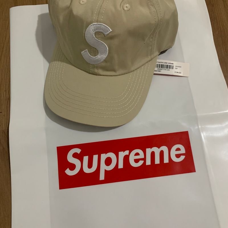 Supreme Ventile S Logo 6-Panel (Fw21) Stone | Supreme Nunca Usado