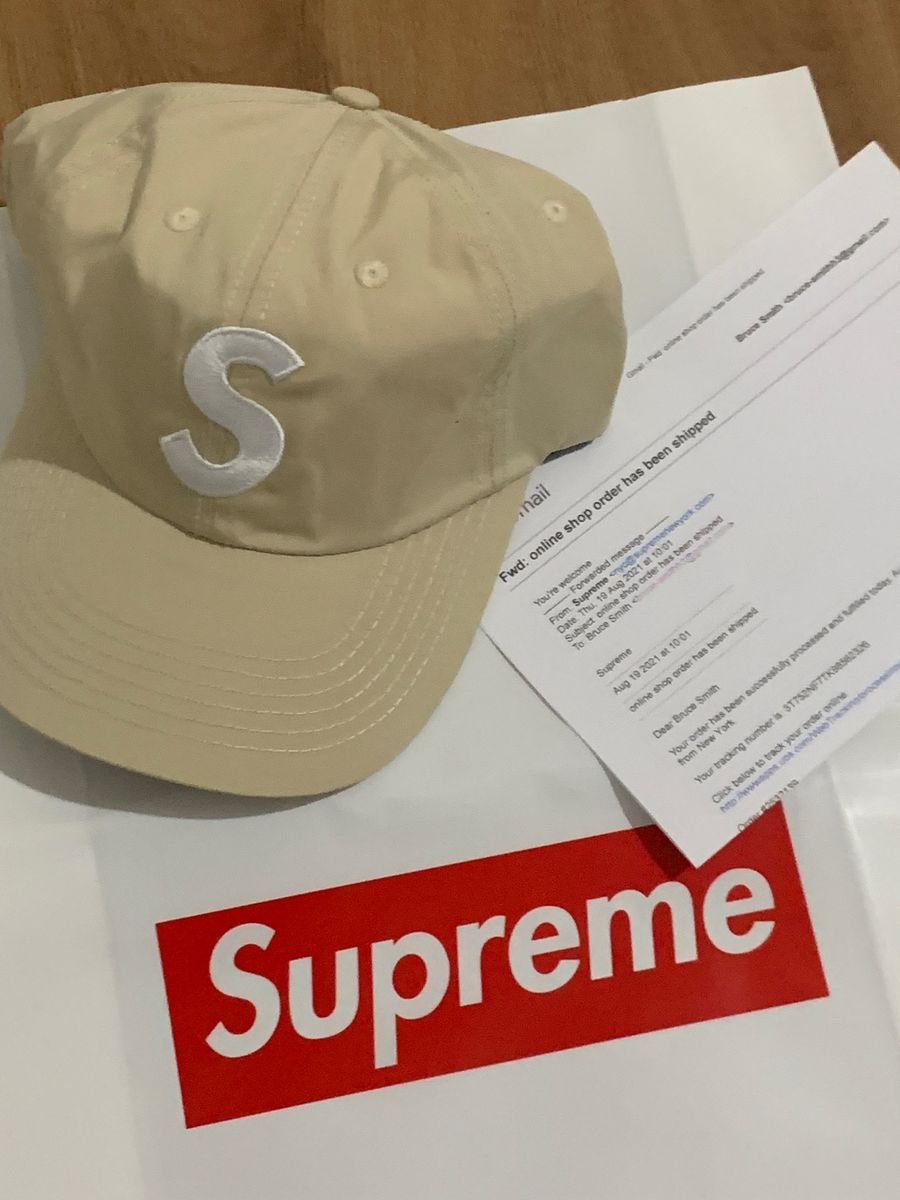 Supreme Ventile S Logo 6-Panel (Fw21) Stone | Supreme Nunca Usado