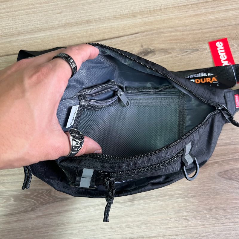 Supreme Waist Bag Ss19 'Black' | Supreme Nunca Usado 105640710
