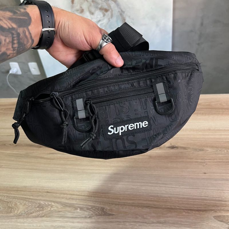 Supreme Waist Bag Ss19 'Black' | Supreme Nunca Usado 105640710
