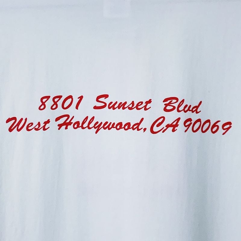 Supreme West Hollywood Box Logo Tee White | Camiseta Masculina