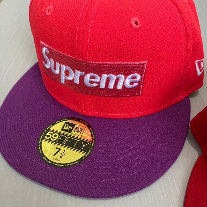 Supreme X New Era - Boné Spring Training Box Logo | Supreme Nunca