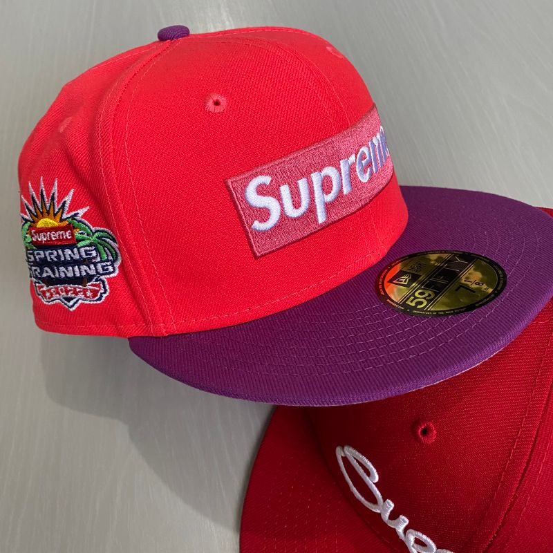 Supreme X New Era - Boné Spring Training Box Logo | Supreme Nunca