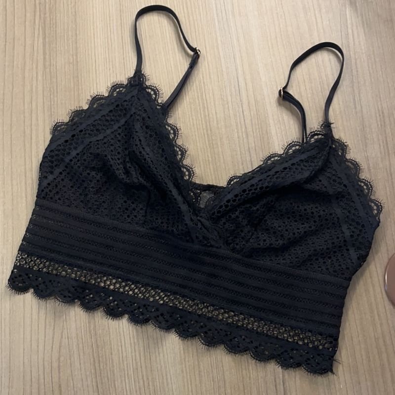 Sutiã Bralette Intimissimi Renda Preta