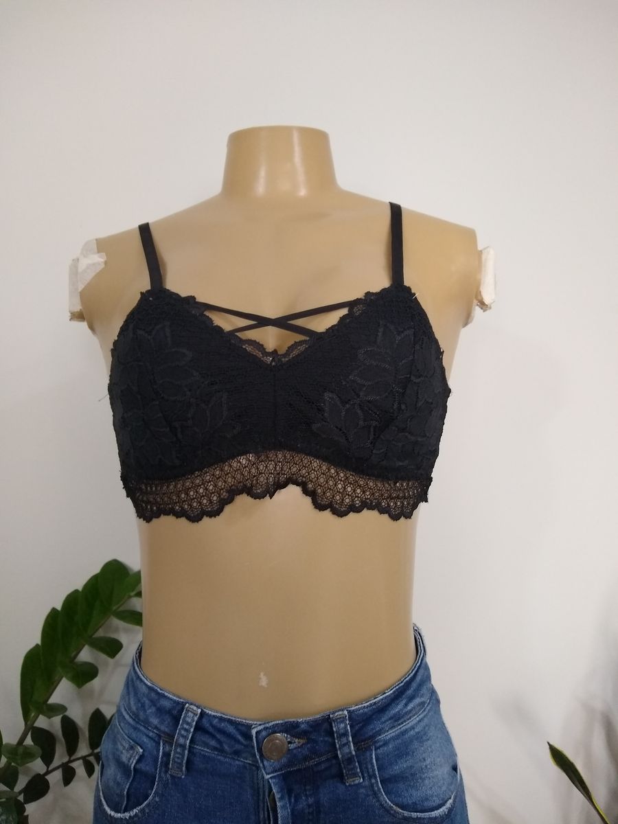 Top Renda Valisere Bralette Rosa - Compre Agora