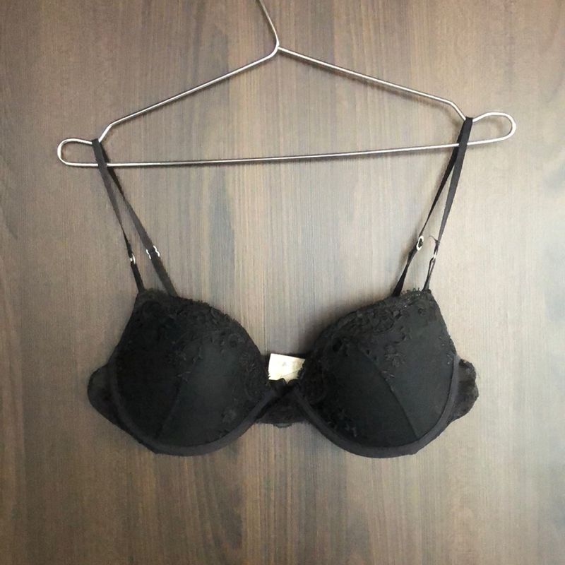 Sutiã Push Up Preto Renda 44 Jogê | Lingerie Feminina Jogê Usado 89057655 |  enjoei