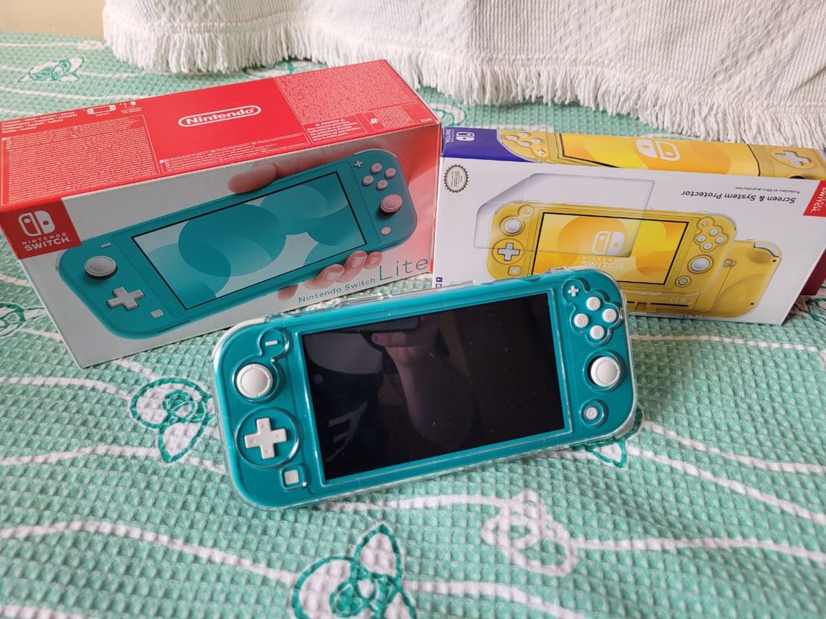 Switch Lite Desbloqueado com Sd 256gb Console de Videogame Nintendo