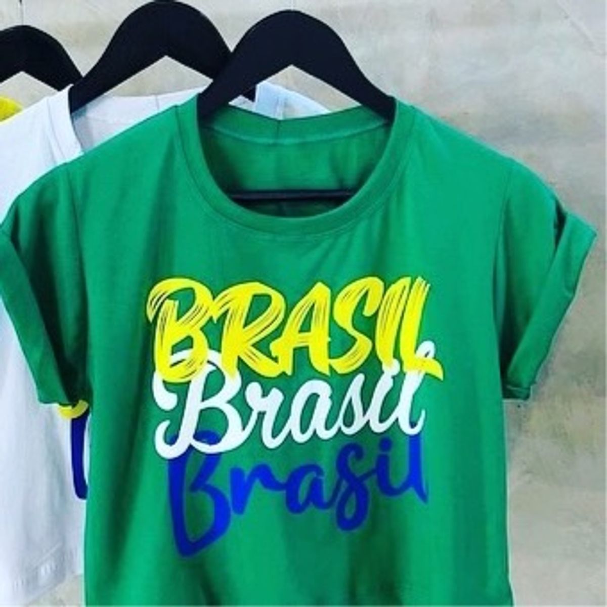 T-Shirt Cropped Brasil