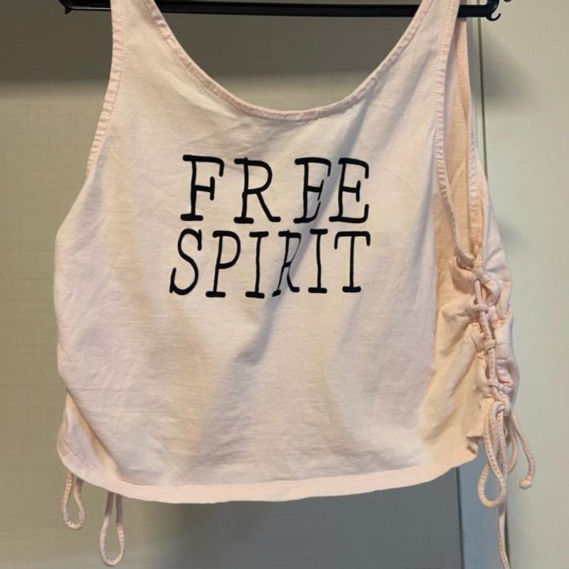 T-Shirt Cropped Forever 21 Forever 21 Usado 94278738 enjoei