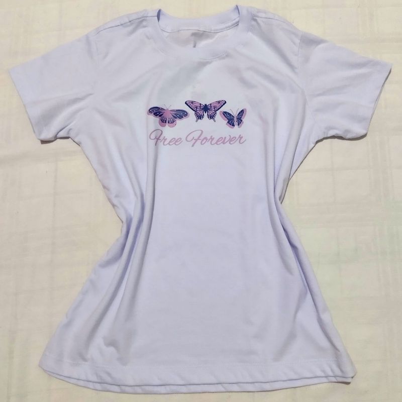 T-Shirt Feminina, Camiseta Feminina Use Criativa Nunca Usado 89864265