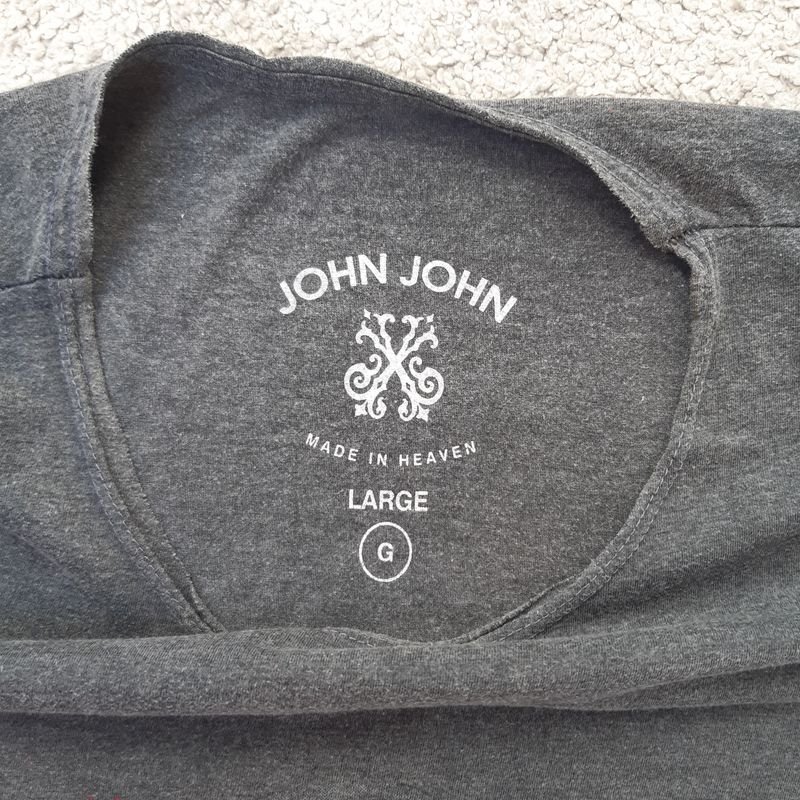 T-Shirt Masculina Basic - John John - Cinza - Shop2gether