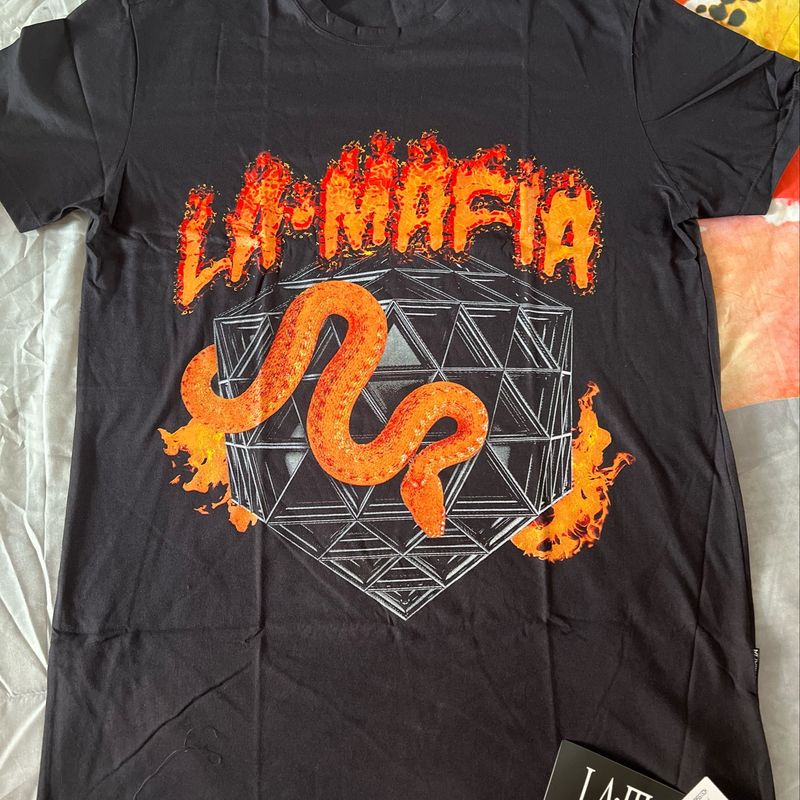 T-Shirt Lá Mafia Cobra | Camiseta Feminina Lá Mafia Nunca Usado