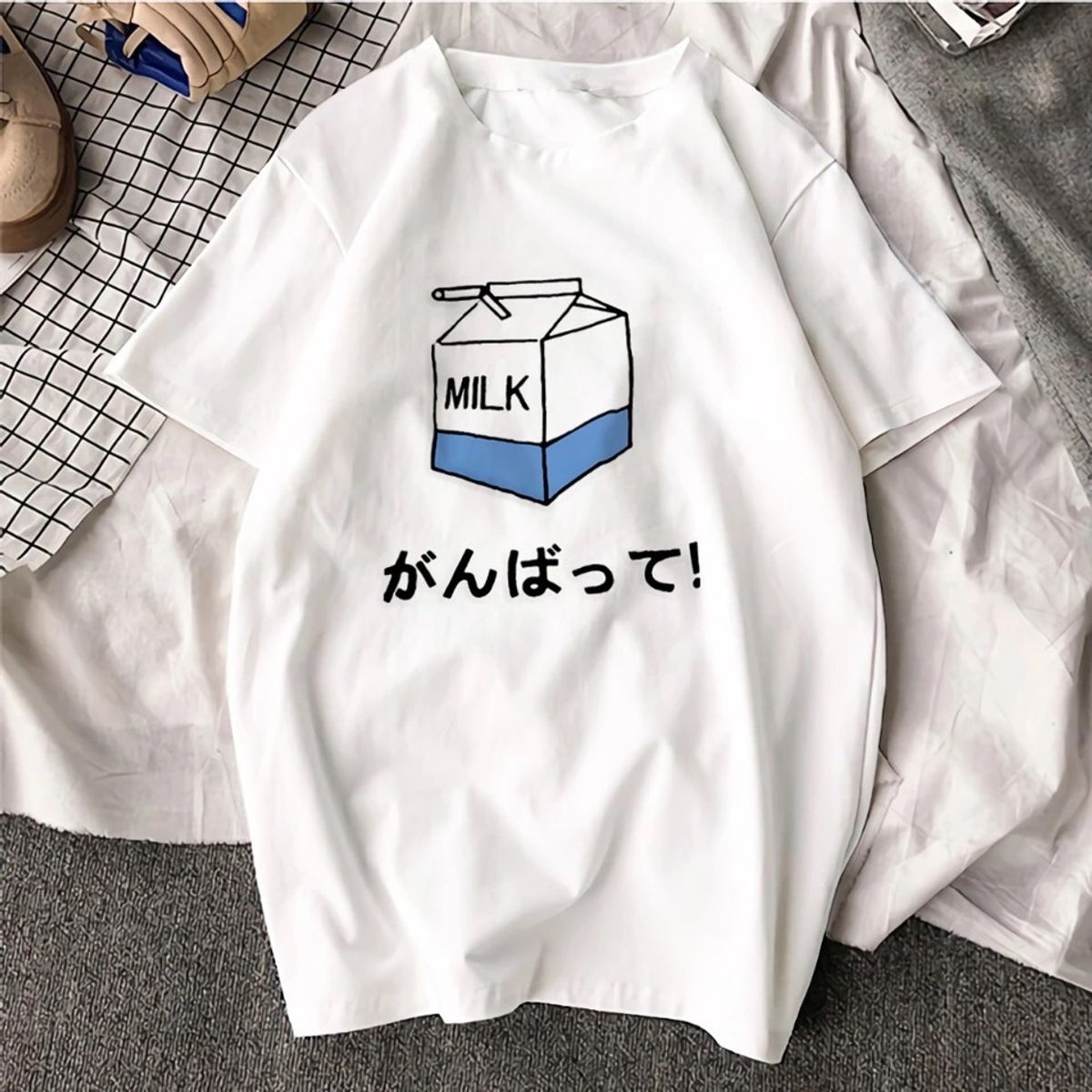 T Shirt Milk Box | Camiseta Feminina Aesthetic Shop Novo 35237745 | enjoei