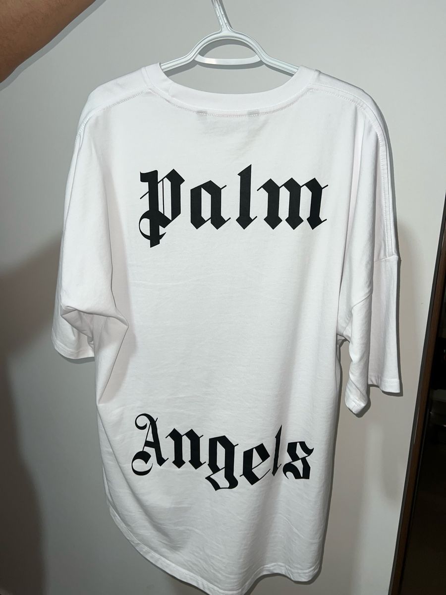T-shirt Palm Angels | Camisa Masculina Palm Angels Nunca Usado 87242700 |  enjoei